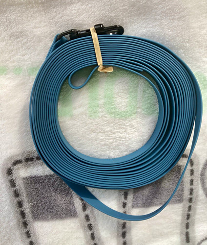 Biothane schlepp leine - biothane, blau
