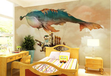 3D Fliegender Fisch Piraten
