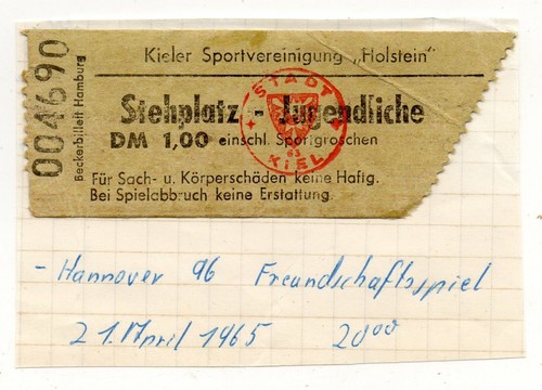 Ticket fsp holstein kiel - fsp,