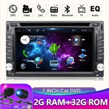 2GB+32GB Doppel DIN Android 14.0 Autoradio GPS Navi DVD CD USB DAB+CarPlay WIFI 