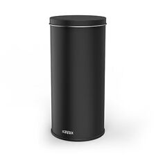 Xavax Kaffeedose Teedose Paddose (20 Pads) Vorratsdose Gefäß 18cm Metall Schwarz