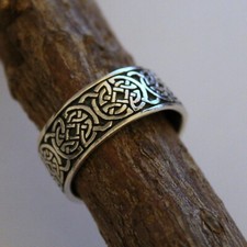 Keltischer Knoten Ring Silber
