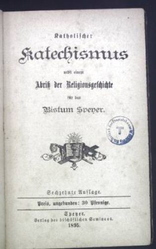 Katholischer katechismus nebst - katechismus,