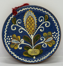 Töpferware  / Handarbeit - Zier-Wand-Teller - Töpferhof Römhild DDR