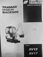 #82 Yanmar SV 15 17 Ersatzteilbuch Parts Manual List Ersatzteilliste