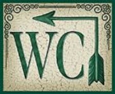 Nostalgieschild "WC" Toilette