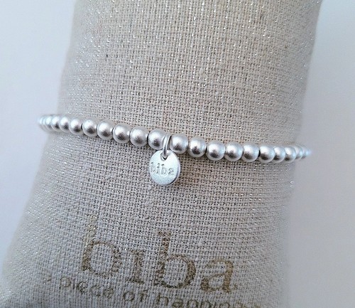 Biba metall armband - armband, silber