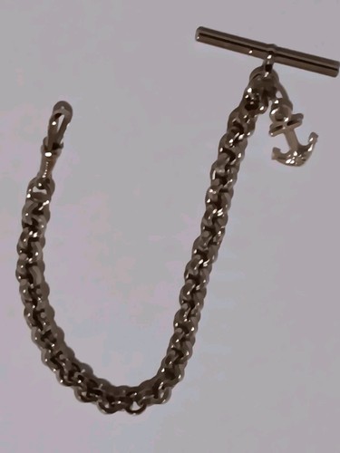 Taschenuhrenkette silberfarben