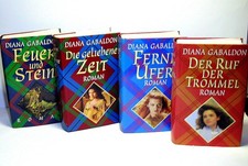 1-4 Bücher Konvolut Buch Gabaldon Outlander-Highland-Saga gebunden Roman 1+2+3+4