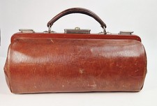 Hebammentasche Hebammenkoffer Arzttasche Arztkoffer Leder Antik Jugendstil