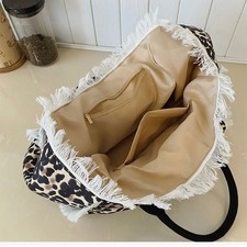 SUPERTOLLE BUISNESS TASCHE SHOPPER LEO TOTE BAG MIT FRANSEN NAGELNEU OXFORD