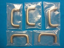 5 Möbelgriffe aus Edelstahl matt