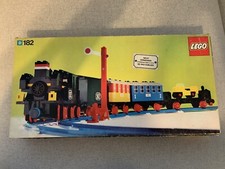 LEGO Set 182, Eisenbahn mit Motor in OVP, ca. 1975, müsste komplett sein!