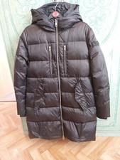 DIESEL Super Warmer Daunen-Mantel mit Kapuze Schwarz Gr S(34-36)