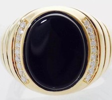 Herren 14K Gelbgold 5,15CT