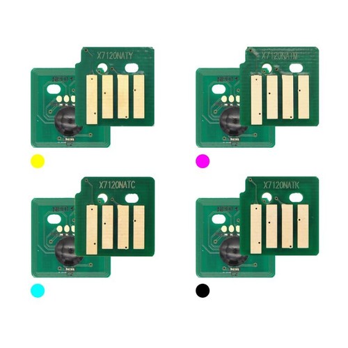 Toner chip c k passt - 4x, y/m/c/k