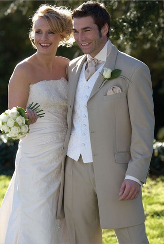 Beige anzug hochzeit smoking - anzug,