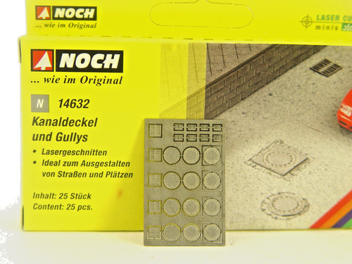 Kanaldeckel und gullys noch - und,