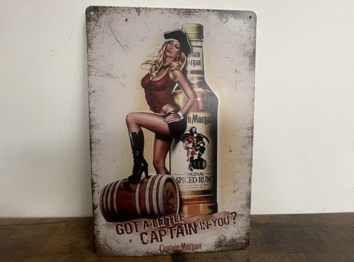 Blechschild whisky captain - blechschild,