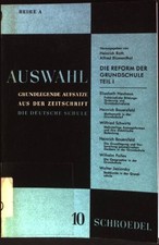Die Reform der Grundschule