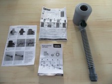 ARVES Regensammler mit Wasserhahn, Verbindung und Anschluss-Schlauch, grau, Neu