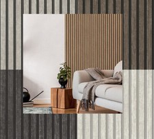 3D Tapete Holzoptik Braun