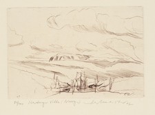 W. WERKMEISTER (*1941), Hardangervidda. Norwegische Landschaft,  1977, Rad.