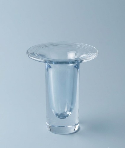 Solitärvase mundgeblasen