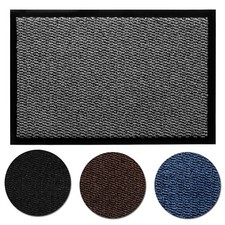 Fußmatte Gummi Robust Schmutzfangmatte Läufer Fußabtreter Türmatte Kurzflor