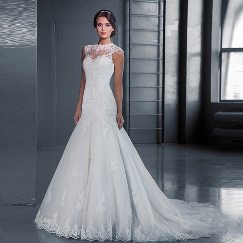 Spitze mermaid brautkleid - spitze,