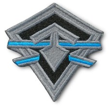 First Tactical TBL Patch - Hook Backed - Thin Blue Line Patch - 75cm x 75cm