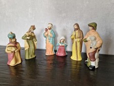 Uralte Krippen Figuren ohne