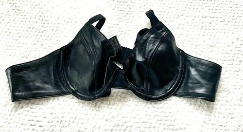 Leder schwarz - leder-bh,