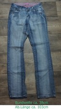 Hose Jeans blau pink Gr. 36 /