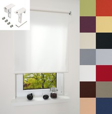 Springrollo Mittelzugrollo Schnapprollo Rollo Tür Fenster Jalousie ohne Bohren