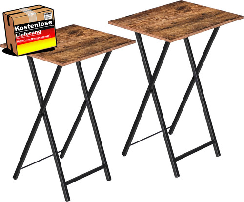 Klappbarer beistelltisch set - beistelltisch,
