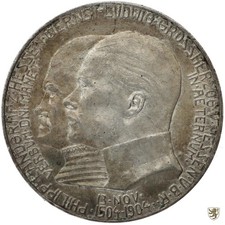HESSEN, 5 Mark, 1904, Ernst Ludwig, Philipp der Großmütige, Jg. 74, sehr schön