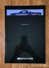 Mercedes Benz Prospekt R129 AMG 500 SL 6.0 *Top* *selten*