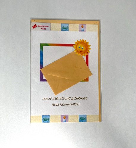 Kommunion geschenkkarte - kommunion,