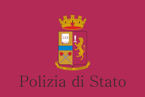 Aufkleber italien polizei - italien,