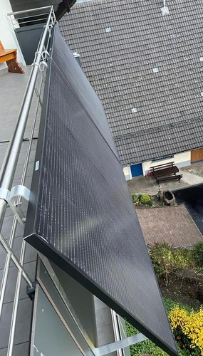Balkonhalterung eckig bis - eckig,