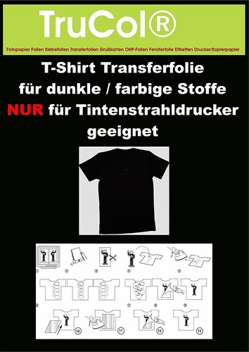 Din a4 textilfolie - bl,