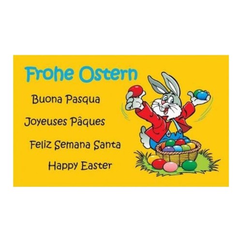 Fahne frohe ostern - frohe,
