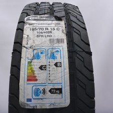 195 70 15C 1x CONTINENTAL 195/70 R15C 104/102R Sommerreifen 2019 VOLL