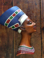 Keramikwandmaske "Nofretete"