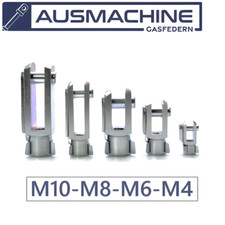 Gabelkopf M4 M6 M8 M10 Gabelgelenk Sicherungsbolzen ES-Bolzen für Gasdruckfeder