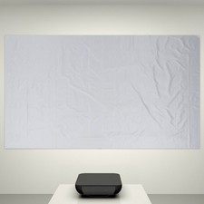 Projektor Vorhang Falten