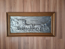 Zinn Bild Relief mit