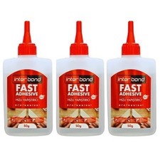 Interbond Sekundenkleber Extra Stark 50g 3 Stück