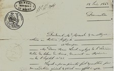 1843 Procuration Stein Henri